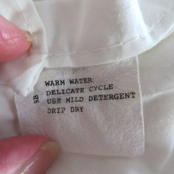 Vintage White Curtain Valance Lace Ruffle Tiered Swag Cottage Shabby Chic - Picture 10 of 15